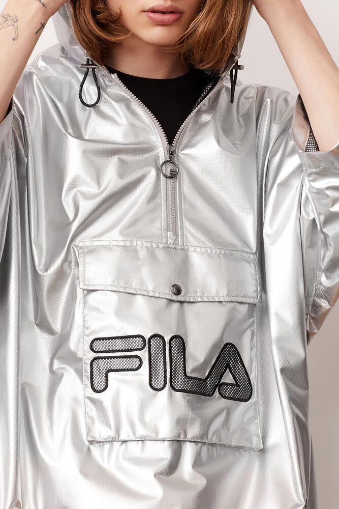 Fila Jakke Herre Sølv Rohan Poncho 521649-LZU